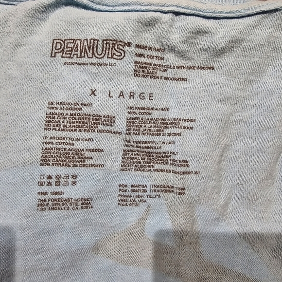 XL peanuts T-shirt - Picture 6 of 6